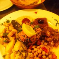 Veganer Vorspeisenteller at LoLu in Duisburg