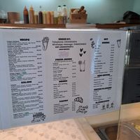 Menu at Tasty Bruges in Bruges