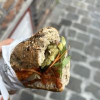 Tasty vegan + chicken 6,90€  at Tasty Bruges in Bruges
