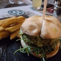 Hamburguesa vegana. at Restaurante Il Bandito in Altea
