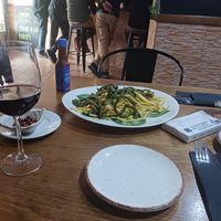 Patatas fritas con pimientos 💚 at EL CAÑIZO de Carmen in Albacete