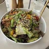 Sesame Salad with Chick’N  at Mandy's  in Montreal