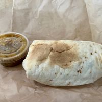 Vegan breakfast burrito  at Pigtrain Coffee Co in Denver