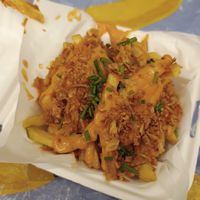 BBQ mayo fries at Vegan Passion in East London