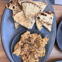 Hummus w/ pita   at BNA - The Titans Press Box in Nashville
