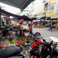 Street market outside at Thuyền Tịnh in Ho Chi Minh City