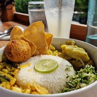 Curry at Cafe Solomons in Hikkaduwa