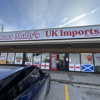 Storefrontt  at Sweet Molly's British Shop and Bakery in Acton