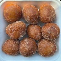 raspberry jam filled, rolled in cinnamon sugar   at Louks in Downey