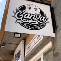 Logo at Ganza Pizza in Fuerteventura