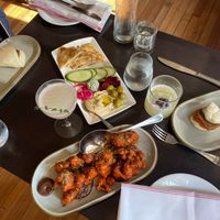 Harissa cauliflower, bao buns, and the Mediterranean platter at Blue Atlas Restaurant and Market  in Richmond