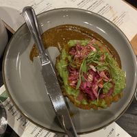 Portobello arepa  at Blue Atlas Restaurant and Market  in Richmond