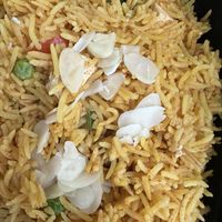 Tofu Biriani
gebratener Reis, vegan und glutenfrei  at Indisch Curry - Real Taste of India in Neu Wulmstorf