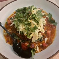 Crispy crab cake under all of that!  at PLANTA Cocina in Washington