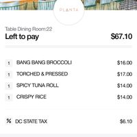   at PLANTA Cocina in Washington