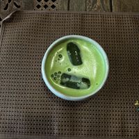 Iced matcha  at Interior de Té in Barcelona