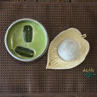 Anko mochi and matcha  at Interior de Té in Barcelona