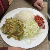 Vegetable curry  at El Molino in Potosi