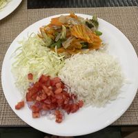 Stir fried vegetables  at El Molino in Potosi