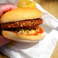 Vegan Burger at Rosie's Takeaways in Taupo