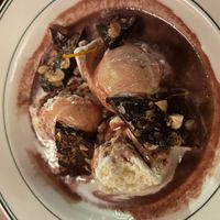 vegan dessert (delicious!) at The Delaware Restaurant & Bar in Albany