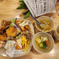 Buffet at Bồng Bềnh Buffet Chay in Hanoi