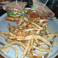 Vegan sando  at Insomnia Restaurant Bar Lounge in Toronto