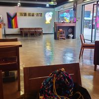 Inside at Hustle in Belfast