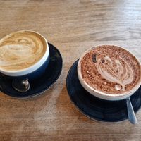 Cappuccino & hot chocolate at Hustle in Belfast