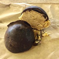 Peanut butter ball  at Hustle in Belfast