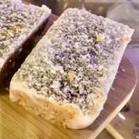 Lemon oat bar  at Hustle in Belfast