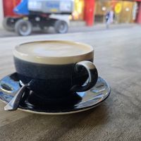 Latte at Hustle in Belfast