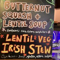 Back again for a quick lunch, we had the soup  at Hustle in Belfast