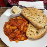 Smokey beans   at Hustle in Belfast