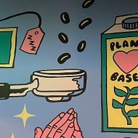 mural at Hustle in Belfast