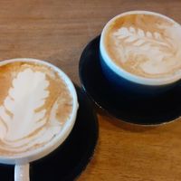 Soya chai lattes at Hustle in Belfast