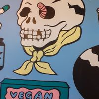 Cool decor 👍 at Hustle in Belfast