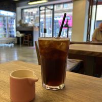 Draft coffee  at Hustle in Belfast