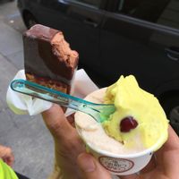 Barre glacée at Il Gelato Amico - San Massimo in Turin