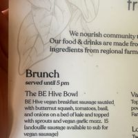 And the vegan sausage is locally made and available as a side with other dishes   at Frothy Monkey   in Franklin