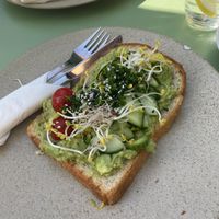 Avocado toastt  at Brenner in Vienna