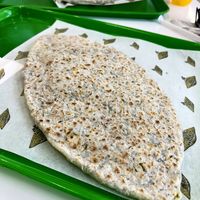 Big Jengyalov Hatc with mushrooms. It's REALLY BIG! at Taste of Artsakh - Mashtots in Yerevan