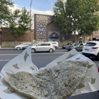 Traditional zhingyalov  at Taste of Artsakh - Mashtots in Yerevan