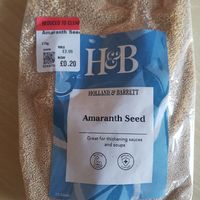 Amaranth seed at Holland & Barrett in Darlington