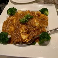 #51 Pra Raam - spicy peanut curryy  at Ricky's Thai  in Skillman