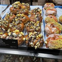 Vegan donuts  at Round Tripla Café in Helsinki