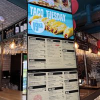 Menu  at Taco Bar  in Ostersund