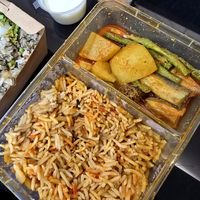 NASI BRIYANI WITH CURRY LION MANEMUSHROOM at V Taste Vegetarian Cafe in Johor Bahru