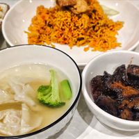 Wan ton soup at V Taste Vegetarian Cafe in Johor Bahru