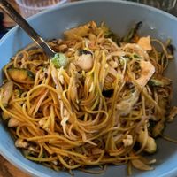 11. Vegan noodles with vegetables  at Menam in Selfoss